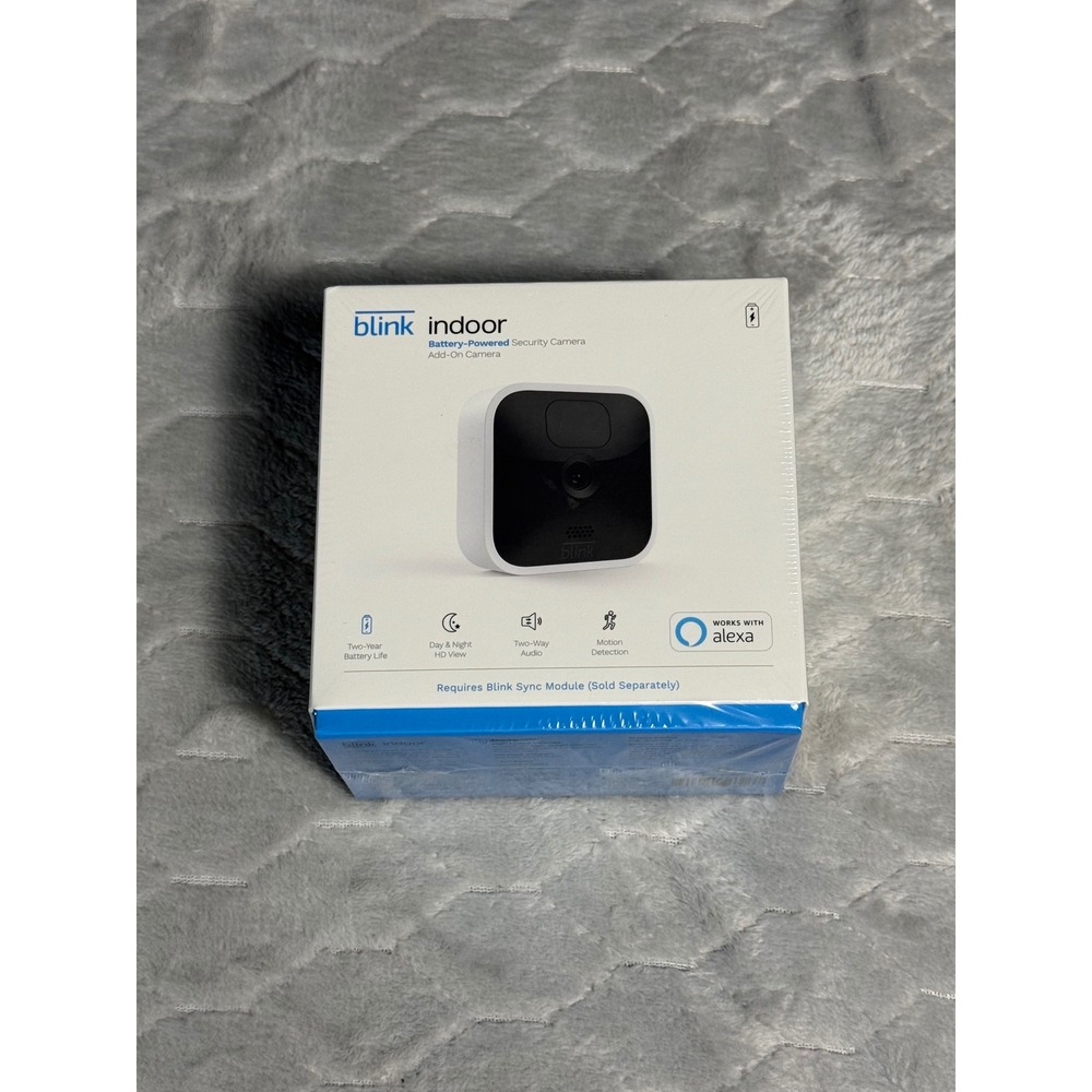 Blink Indoor Add-On Camera BCM00410U 1080p HD Smart Security White